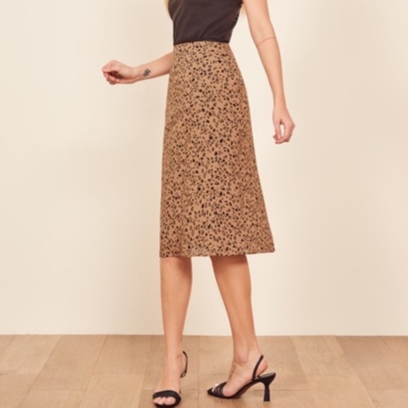 Reformation Dresses & Skirts - Reformation | Mia Skirt in Leopard Print, Sz 6P